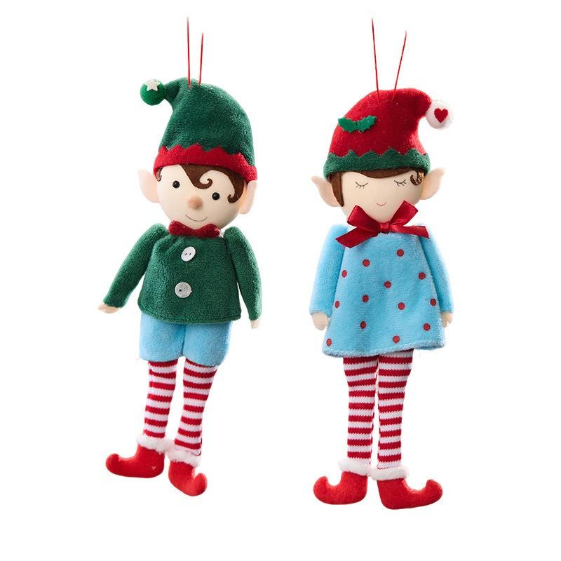 Süßer Elf-Puppe-Anhänger im Ins-Stil Weihnachtsbaum-Anhänger Weihnachtsdekorationszubehör