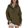 Women's Fashion Casual Solid Color Hoodie Long Sleeve Hoodie