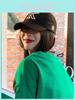 Stylish Korean Brand K Letter Embroidered Round Top Curved Brim Baseball Cap Unisex Casual Sunscreen Breathable Hat