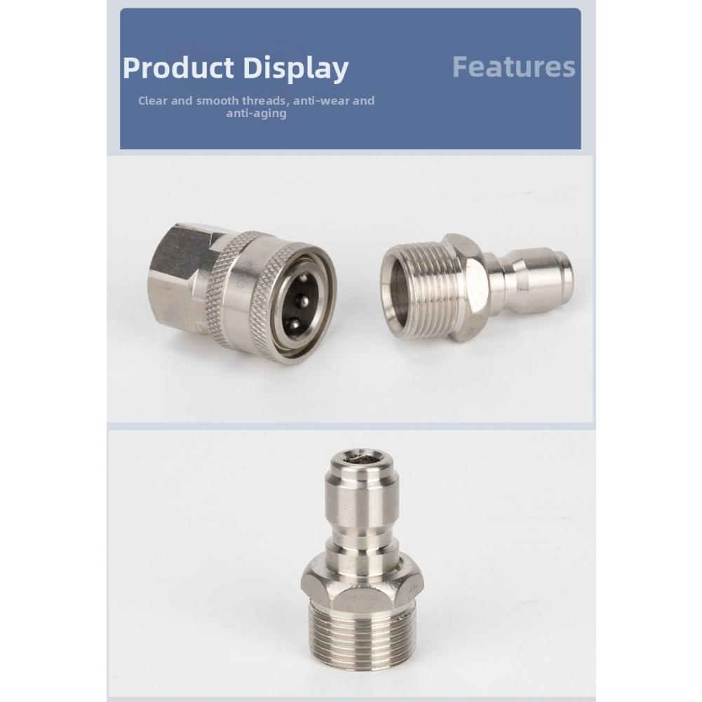 360 Anti-reversal Design Pressure Washer Swivel Connector