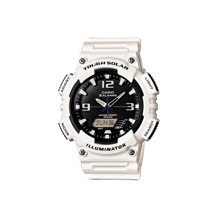 CASIO G Shock AQ S810WC 7A AQ-S810WC-7A Black Dial and White Band