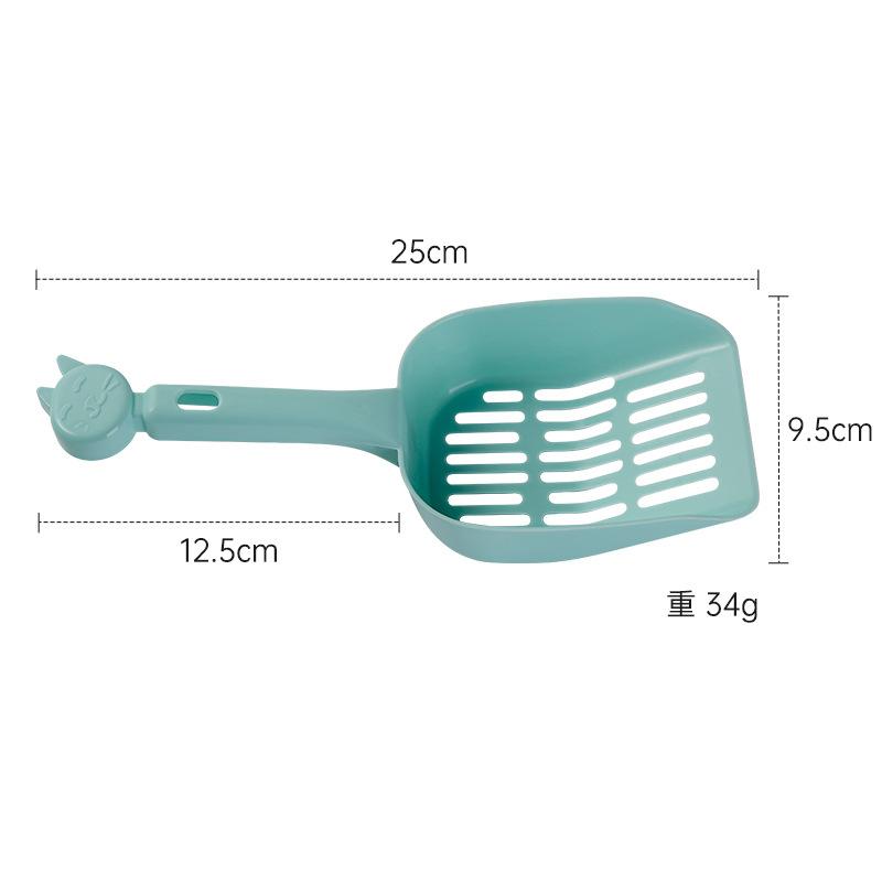 Cat Litter Shovel Plastic Mesh Thickened Shit Shoveling Artifact Strong and Non-deforming Multi-color Optional Pet Cleaning Products