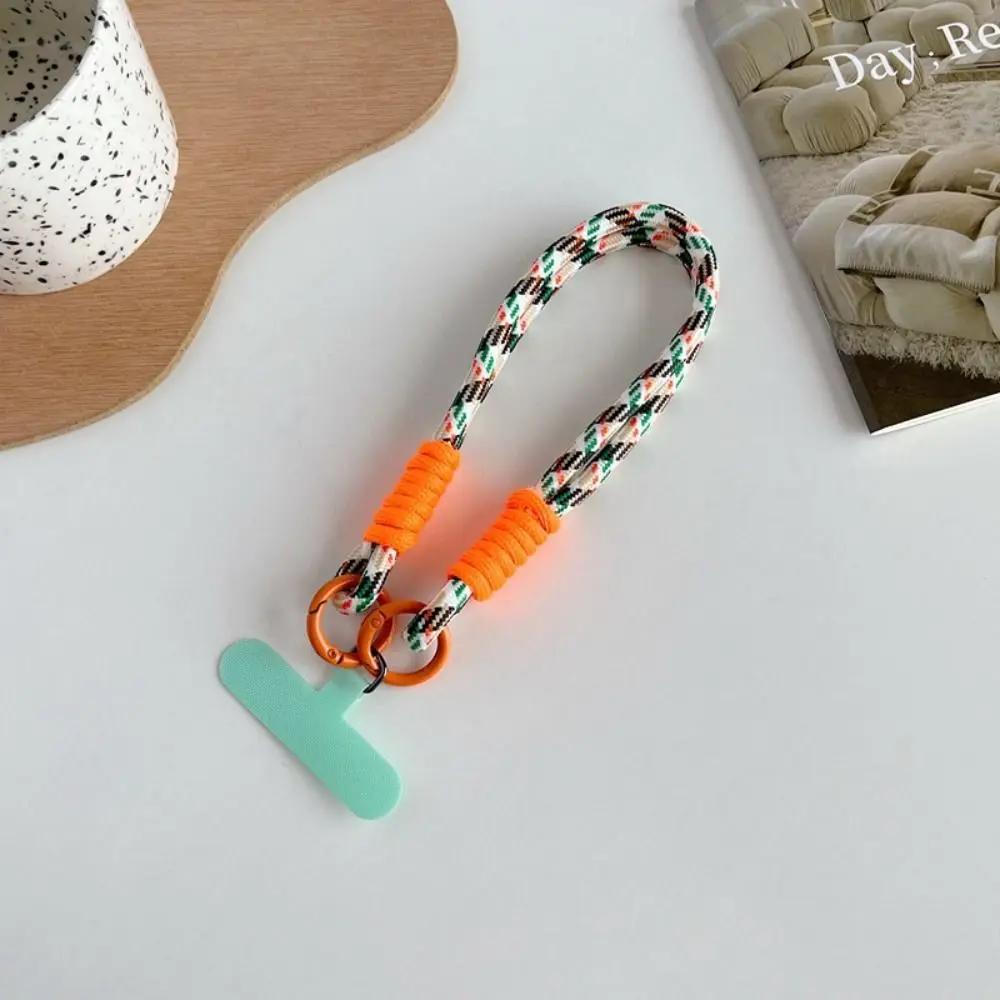 Cute Candy Colors Phone Chain Cellphone Short Strap Anti-lost Lanyard Hand Chain Phone Wrist Straps Hanging Rope Accessories
