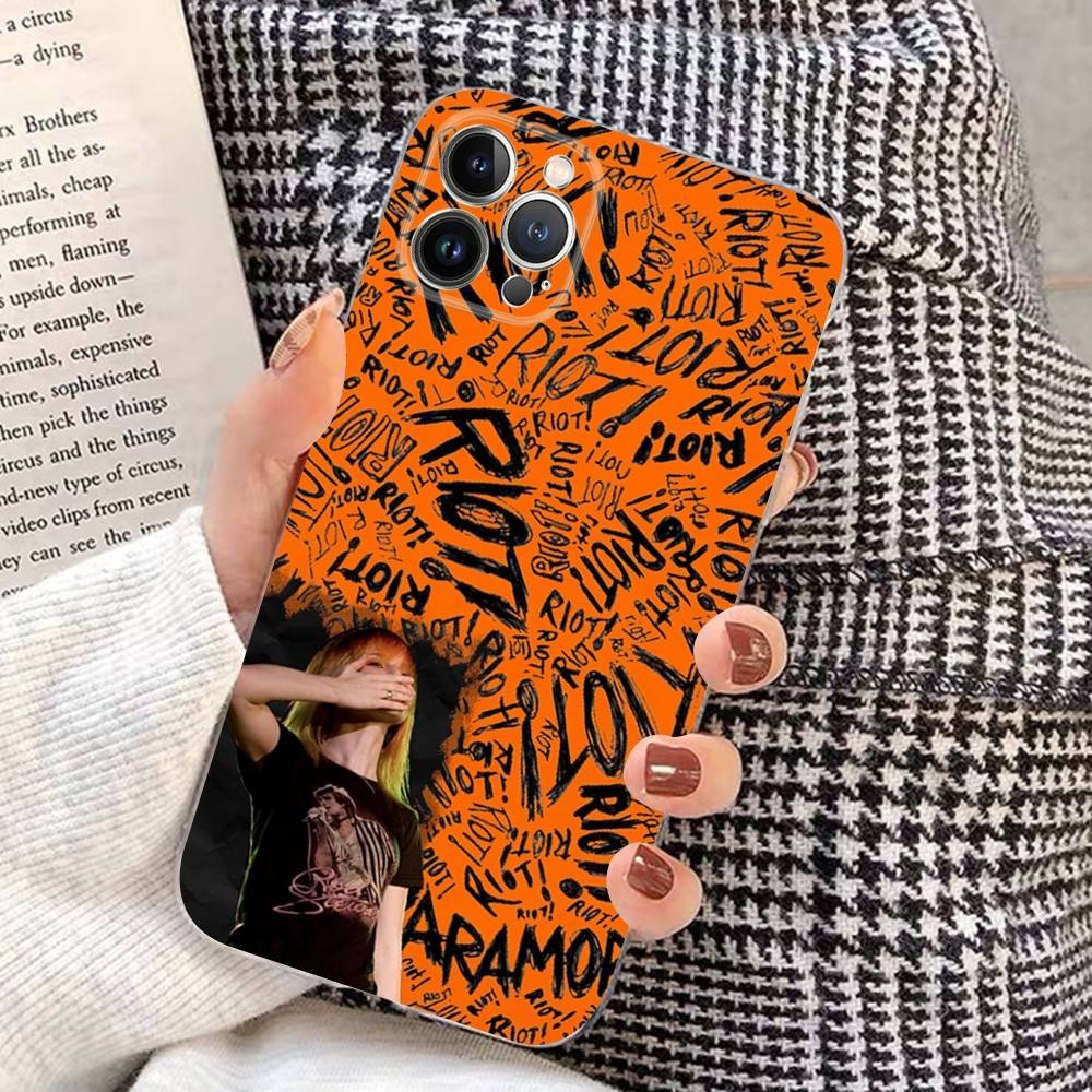 

P-Paramore Hayley Phone Case For IPhone 16 15 14 11 12 13 Mini Pro XS Max Cover 6 7 8 Plus X Funda Shell iPhone 12