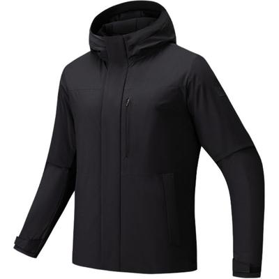 Training Series Solid Color Hooded Simple Versatile Zipper Casual Cotton Jacket Men Jacket 152547802-3