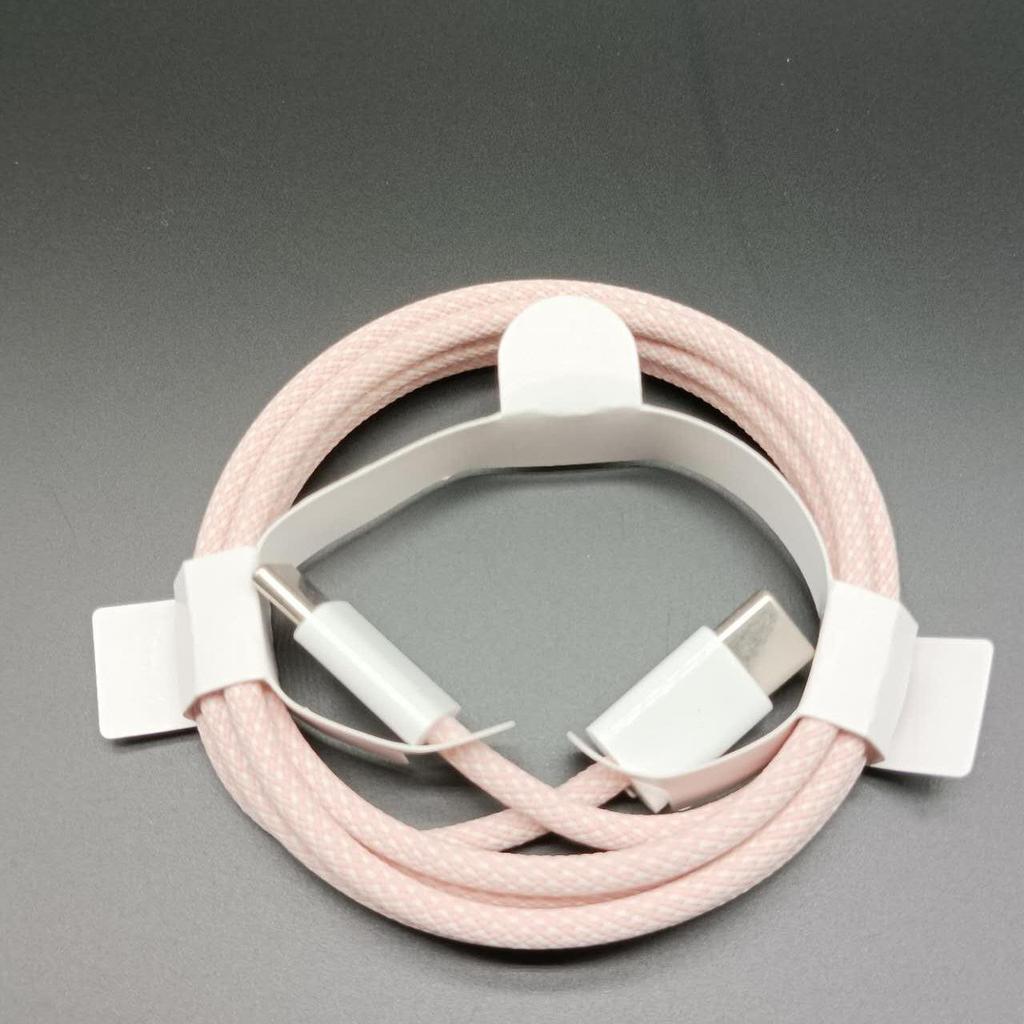 Braided Macaron 20W Fast Charging Cable for iPhone 15/14