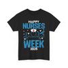 Nurse Week T-Shirt, Happy Nurses Week 2025 Heartbeat Cute Shirt