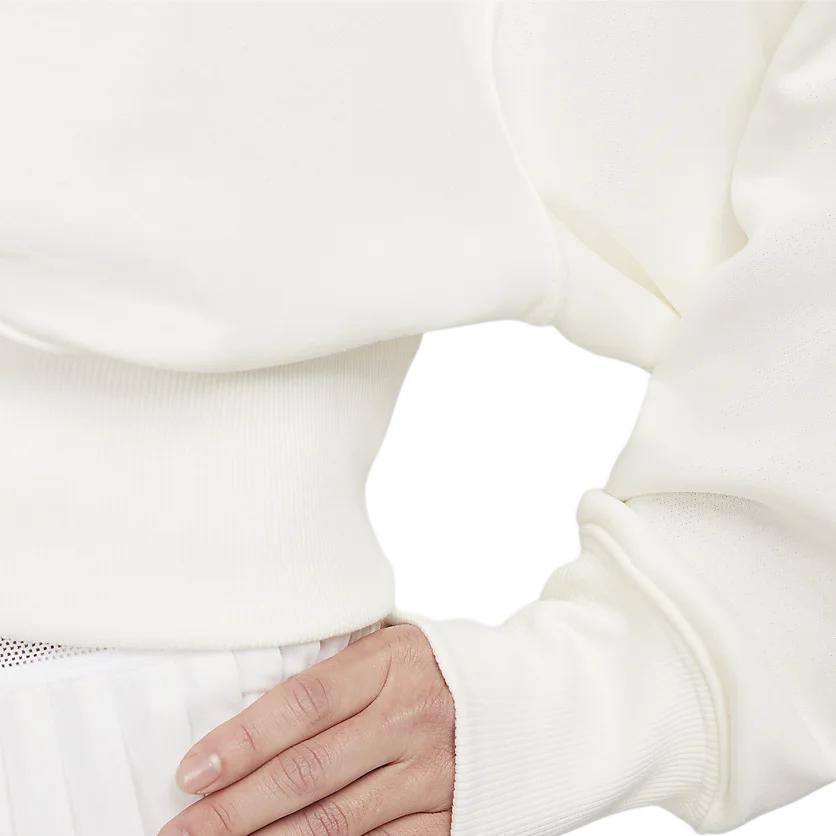 Nike Sportswear Phoenix Fleece Solid Color Crewneck Casual Long Sleeve Sweatshirt Women Sweatshirt Sail FZ6810-133