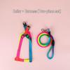 Seven-Color Dog Leash and Harness for Small, Medium, and Large Dogs