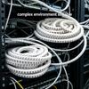 White Cable Marker Labels PVC Heat Shrink Tubing Wire Number Insulation Shrink Tube Electrical Cord Label Wire Sleeves Clip