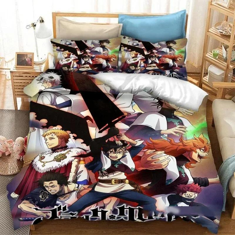 Anime Black Clover Asta Bedding Collection Duvet Cover Bedroom Comforter Covers Single Twin King Size Quilt Cover Home Textiles