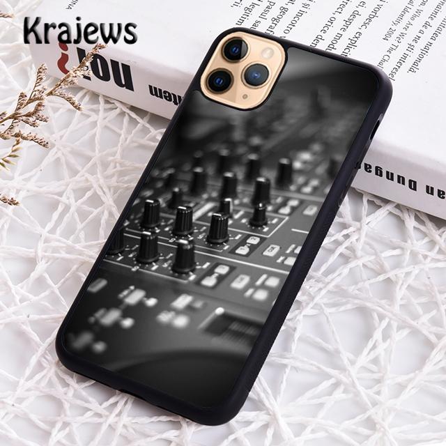 Krajews DJ Mixer Music Soft Phone Case Cover For iPhone 17 Air 16 15 14 Plus 11 12 13 Pro Max Coque Shell Fundas