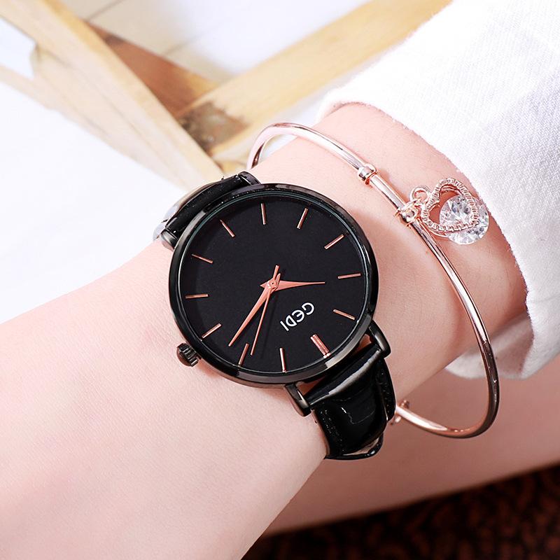 Fashion Trend Ladies Watch Sweet And Fresh Belt Temperament Women'S Wrist Watch