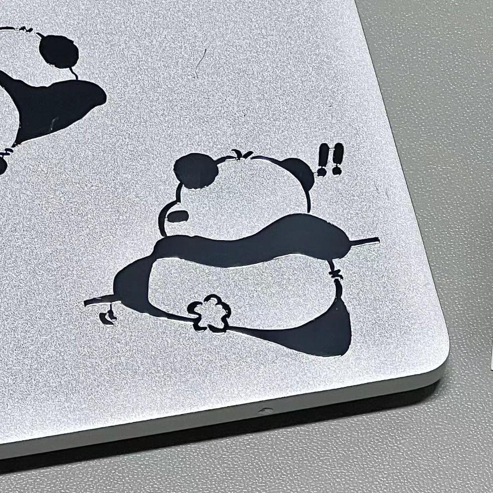 Cartoon Computer Metal Sticker Panda Planner Scrapbooking Fashion Diary Stickers  Laptop Computer