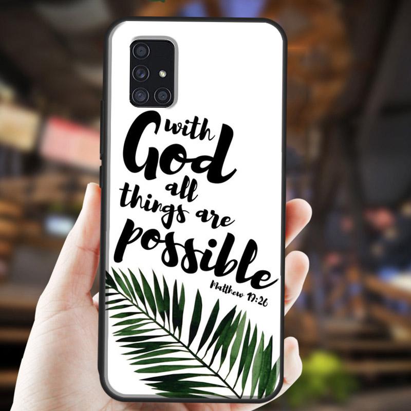 Bibel Philipper Jesus Christliches Vers Fundas Für Samsung A32 A52 A12 A22 A42 A72 A50 A70 A11 A51 A71 A20S A03S A21S Handyhülle