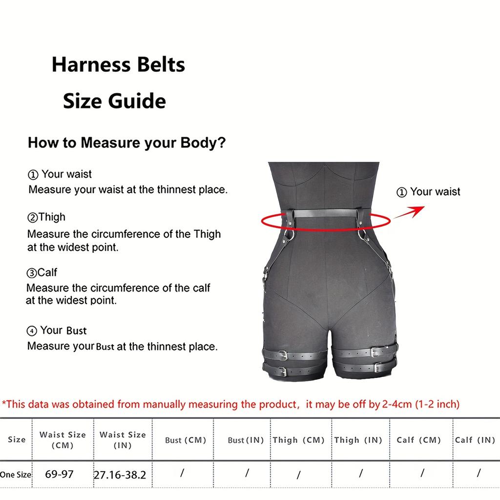 Leather Thigh Garter Belt Leg Harness Sexy Leg Harness Leather Leather Restraints Leather Thigh Garter Belt Leg Harness