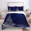 Digital Printing Christmas Bedding Digital Three-Piece Holiday Bedding Accepted
