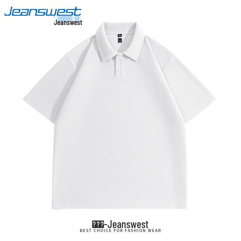 Jeanswest Men's Waffle Knit Short-Sleeve Polo Shirt