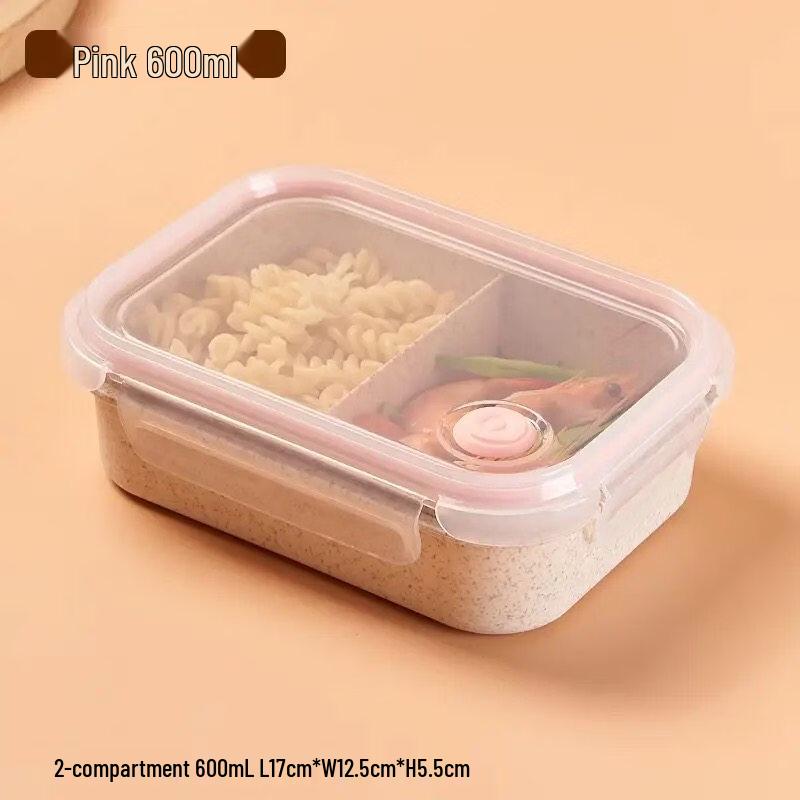 ZISIZ Wheat Straw Microwaveable Lunch Box