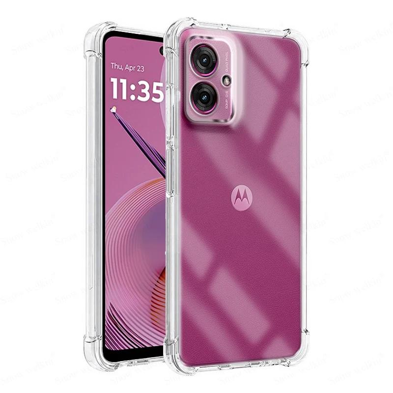 

Airbags Buffer Full Protection Phone Cases For Motorola Moto G55 G45 G35 G75 G85 5G Clear Case Soft TPU Shockproof Back Cover For Moto G75 5G