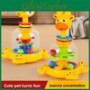Lernspielzeug Giraffe Hüpfball mit rollenden Perlen für Babys, ideal fürs Kinderzimmer