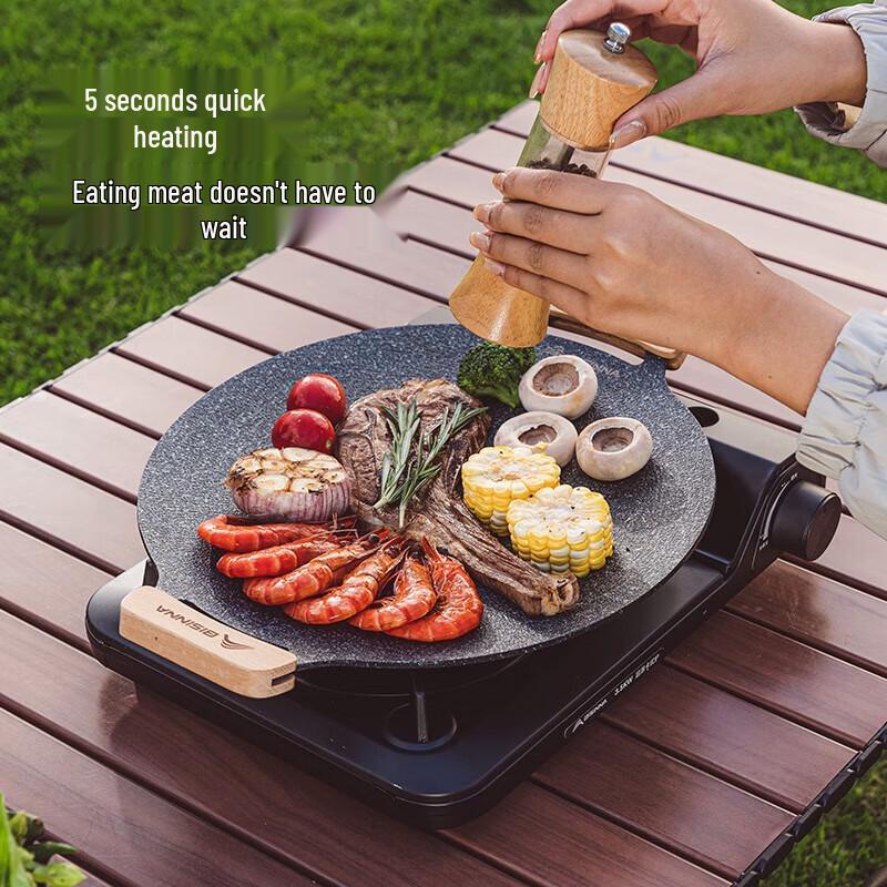 BSWolf Maifan Stone Teppanyaki Grill Pan, 30CM