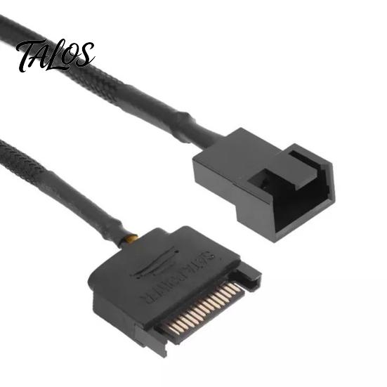 SATA 15Pin to 2 Way 3Pin 4Pin Computer Fan Power Adapter Extension Cable Wire