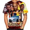 Fashion Fast And Furious 3D Print T-Shirts Men Women O-Neck Short Sleeve T Shirt Oversized Y2K Harajuku Tees Tops Kids Clothing