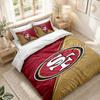 Sada povlečení 1 povlak na přikrývku 2 povlaky na polštář Potisk San Francisco 49ers Ložnice Domácí dekorace