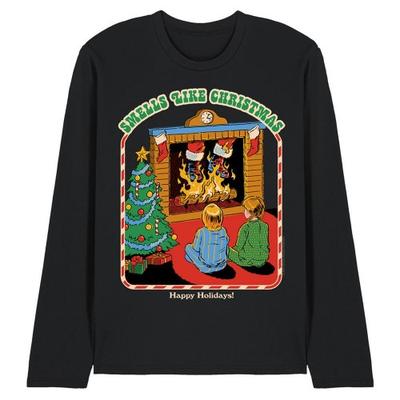 Steven Rhodes Unisex Adult Smells Like Christmas Long-Sleeved T-Shirt