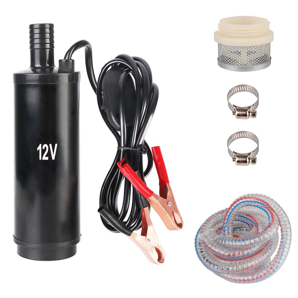 

Электрический масляный насос 12 В для перекачивания дизельного топлива, воды, погружной, 50 л/мин, перекачка топлива, корпус из алюминиевого сплава, мини