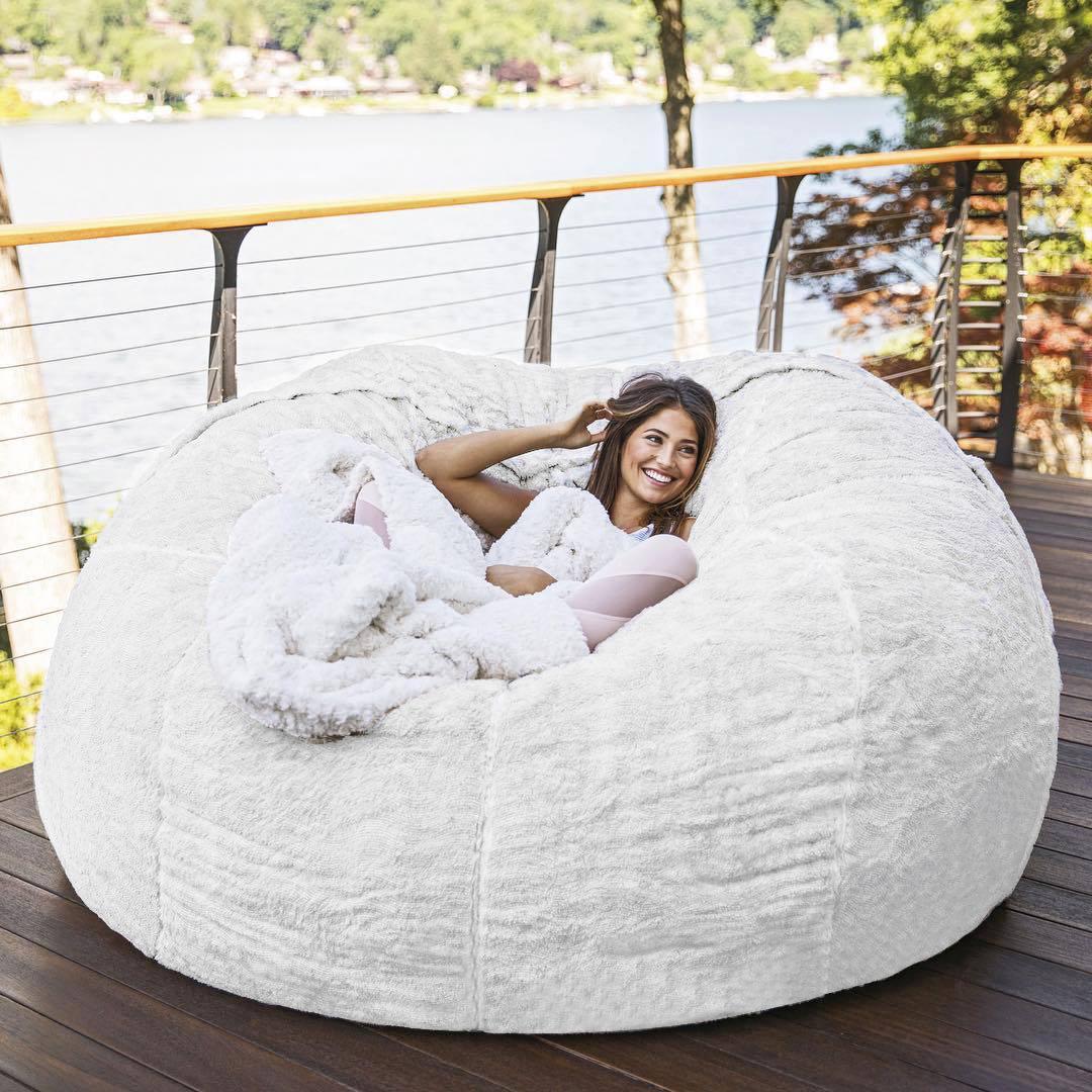 

Надвеликий плюшевий чохол для крісла-мішка - Наповнювач не входить 5.5F Export 135x65cm