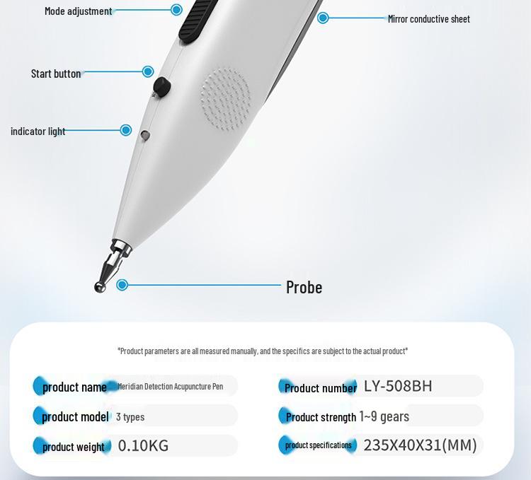 Intelligenter elektronischer Akupunkturstift: Energiepuls-Massage für Akupunkturpunkte und Meridian-Therapie