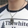Retro Horse Head Necklace Personalized Metal Wind Medieval War Horse Pendant