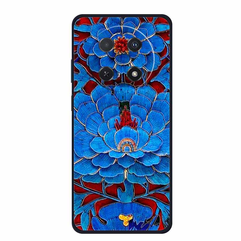 3D Emboss Case For Huawei Nova 14i Phone Case Coque Flowers Silicone Soft Back Cover For Huawei Nova 13i Y91 12i Case Funda Para