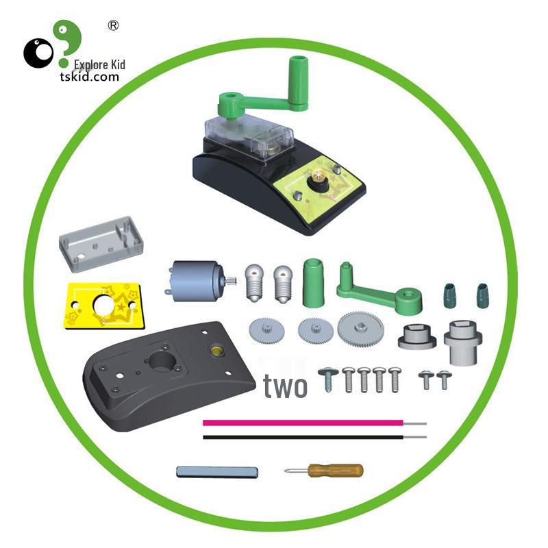 DIY Hand-Crank Generator Science Toy for Kids