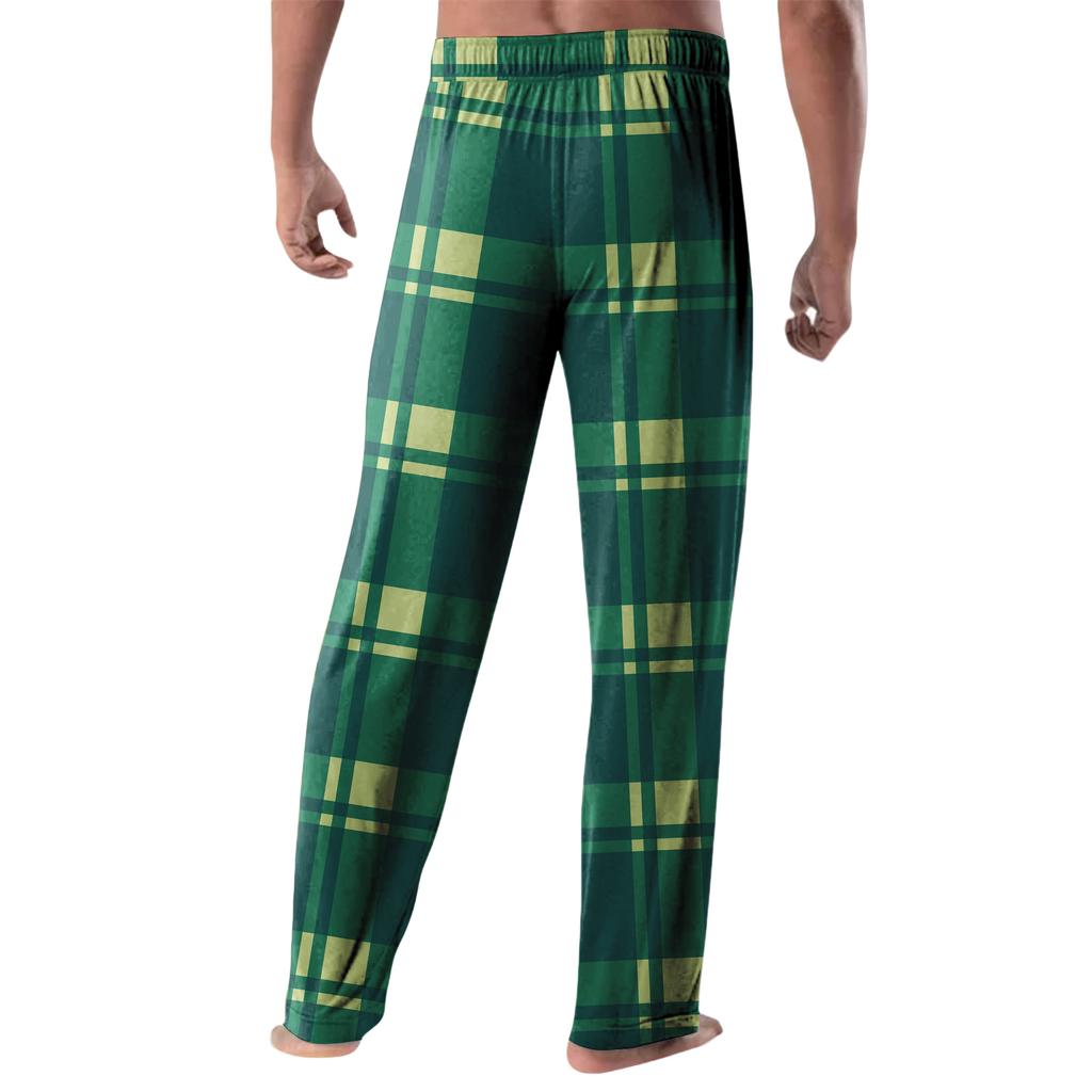 Stripe Pajama Pants Sleepwear Casual Drawstring Elastic Waist Pants Comfy Straight Yoga Loose Trousers