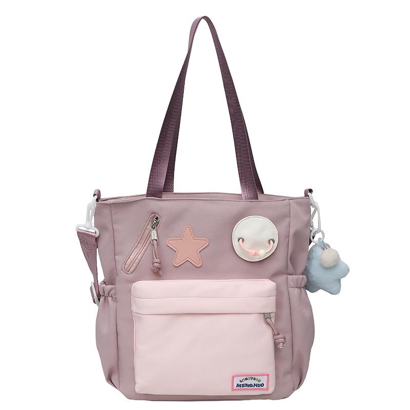 Tutorial Tas Handtasche für Grundschülerinnen Tutorial Tasche für Mittelschülerinnen Lerntasche Ein-Schulter Umhängetasche