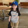 Kids Cotton Short Sleeve T Shirt Summer Thin Casual Round Neck Top Unisex Half Sleeve Tee