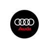 For Audi C5 2Pcs LED Car Courtesy Welcome Logo Projector Light Door Lamp for AUDI Q3 Q5 Q7 A4L RS TT S3 S5 S6 Quattro Sline A6L A3 A5 A7 A8L