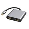 USB C to HDMI VGA USB 3 1 PD Hub 4K HD Adapter 4 in 1 Type C Dock for Laptop MacBook
