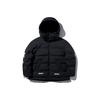 Li Ning Badfive Basketball Serie Lockerer Kurz Kapuzen-Warme Daunenjacke Winter Damenjacken Standard-Schwarz AYMP052-3