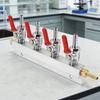 High Quality CO2 Gas Splitter Durable Metal Materials Home Brewing Supplies CO2 Regulator For Beverage Dispensing