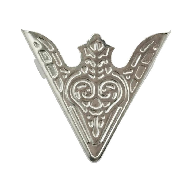 100Pcs Antique Collar Corner Reinforcement Iron Collar Corner Covers For Handmade Garment Embellishments Sewing Craft