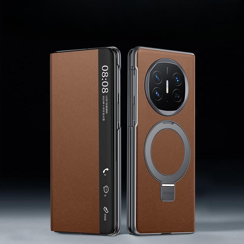 

Чехол для телефона Huawei MateX5 Флип Магнитная подставка X6 Коллекционное издание X3 Смарт-окно Высококачественный кожаный чехол Huawei Mate X3