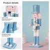 30cm Wooden Nutcracker Ornament Soldier Figurement Handcraft Doll Toy Home Office Table Xmas Decoration Statues Christmas Gift