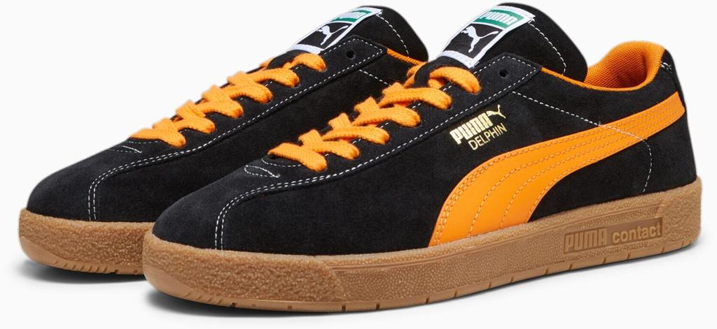 Tênis Puma Delphin (390685) preto/torta de abóbora