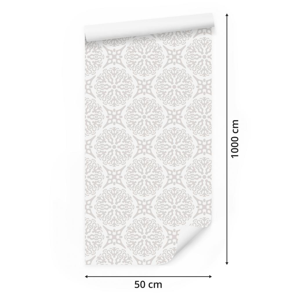 Ornamental Abstract Wallpaper for Living Room and Bedroom 50x1000