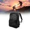 Mochila de Malla Mochila de Malla Resistente Ligera Gran Capacidad Lavable Mochila Transparente para Natación Playa Deportes