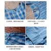 2025 Summer New Cotton Double-layer Yarn Round Neck Plaid Long Dress Design Sense Niche Sleeveless Dress Women